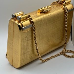 Rodo Vintage | Handbag | Purse Metal Gold Plain for Women